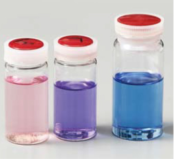 スピロピランは紫外光を当てると青や紫に着色するが、室温の影響を受けてすぐ色が消える。